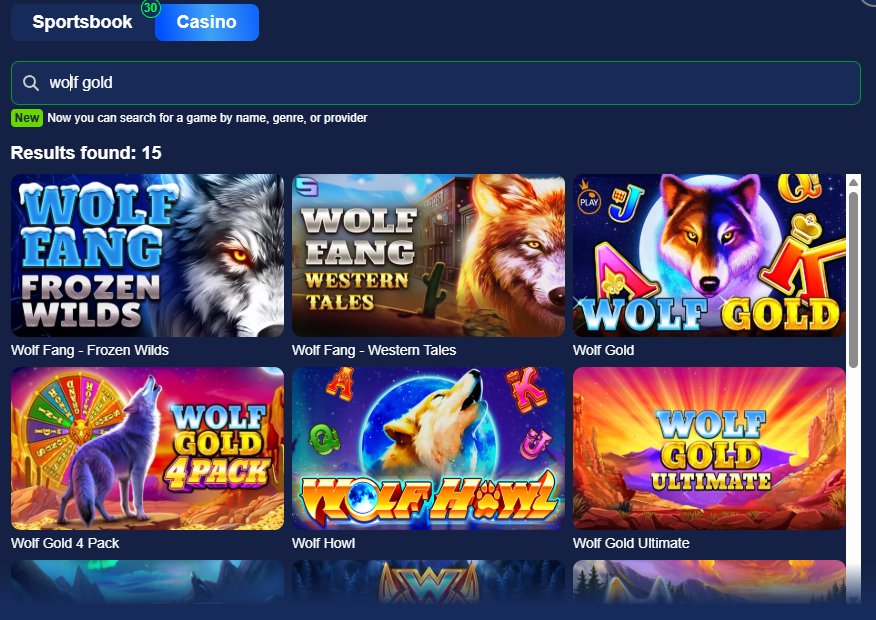 Miten pelata Wolf Gold